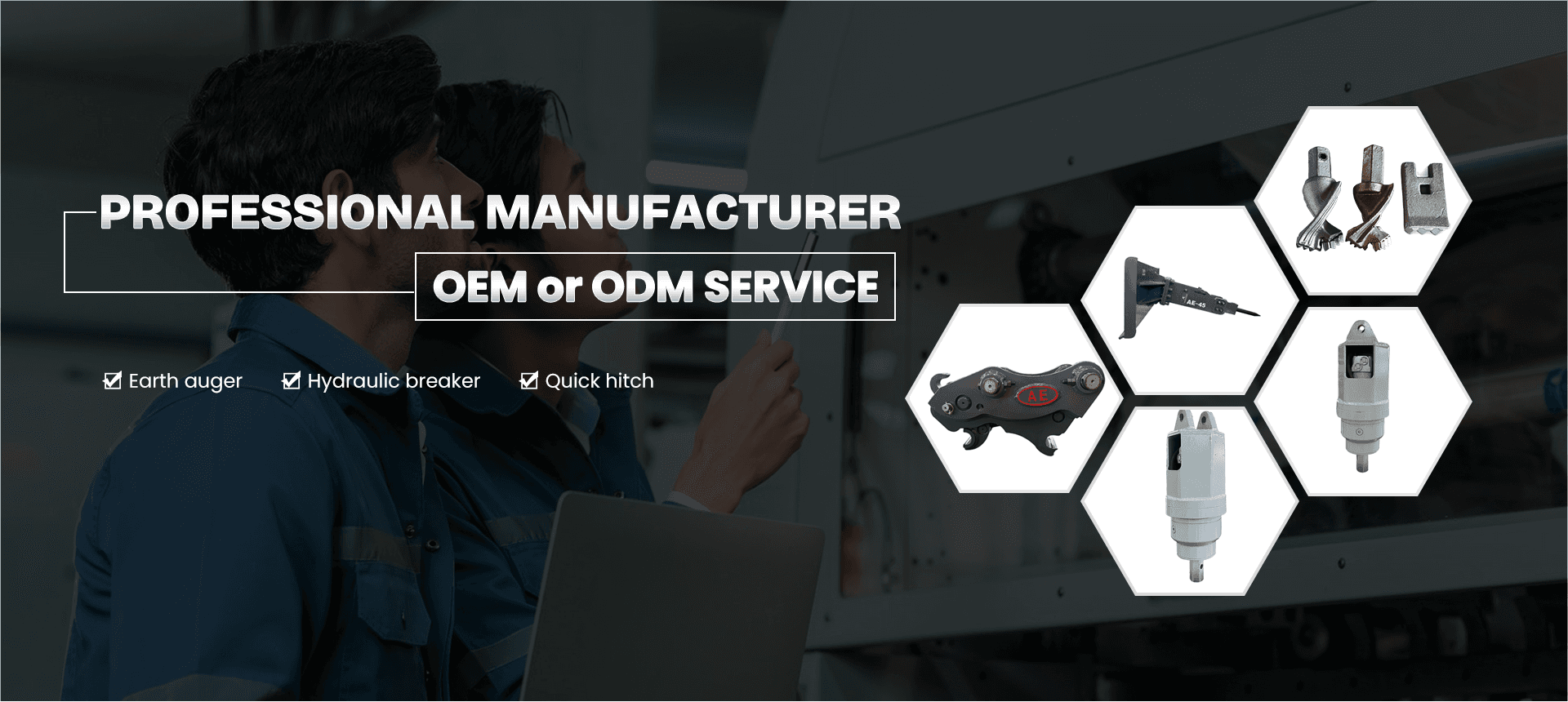 Professional machinery attachments manufacturer